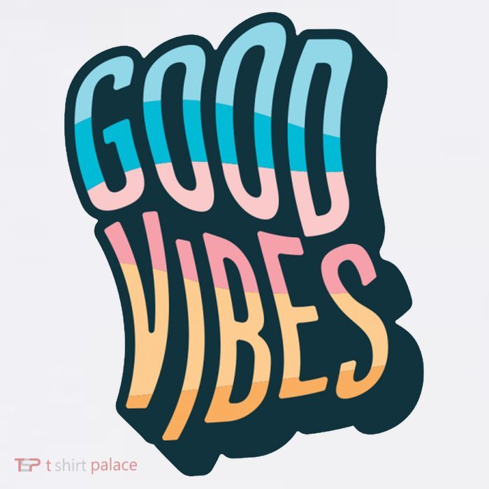 Good Vibes Retro Positive Quote 11oz C Handle Ceramic Mug