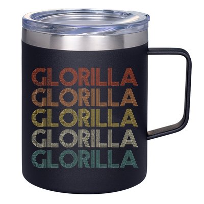 Glorilla Vintage Retro 12oz Stainless Steel Coffee Mug