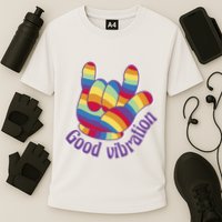Good Vibration Rainbow Performance Shirt