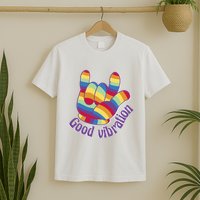 Good Vibration Rainbow T-Shirt