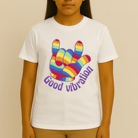 Good Vibration Rainbow T-Shirt