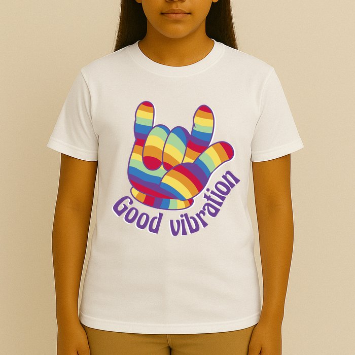 Good Vibration Rainbow T-Shirt