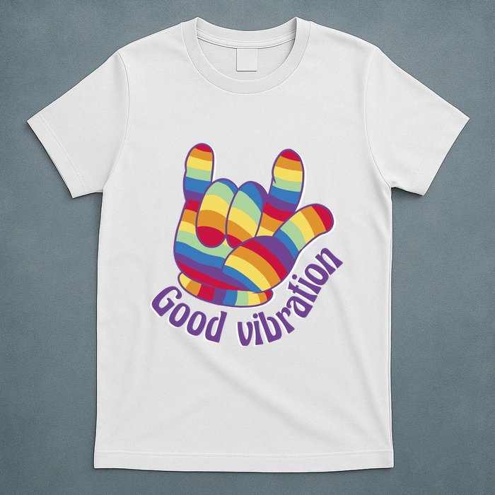 Good Vibration Rainbow T-Shirt