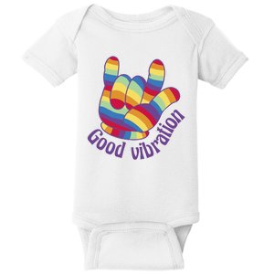 Good Vibration Rainbow Baby Bodysuit