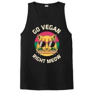 Go Vegan Right Meow Gift PosiCharge Competitor Tank