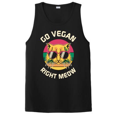 Go Vegan Right Meow Gift PosiCharge Competitor Tank