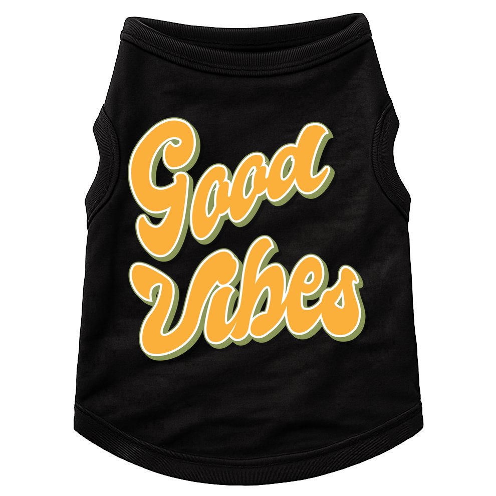 Good Vibes Retro Fun Doggie Tank