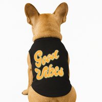 Good Vibes Retro Fun Doggie Tank