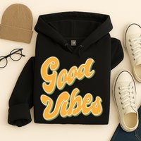 Good Vibes Retro Fun Hoodie