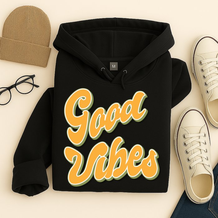 Good Vibes Retro Fun Hoodie