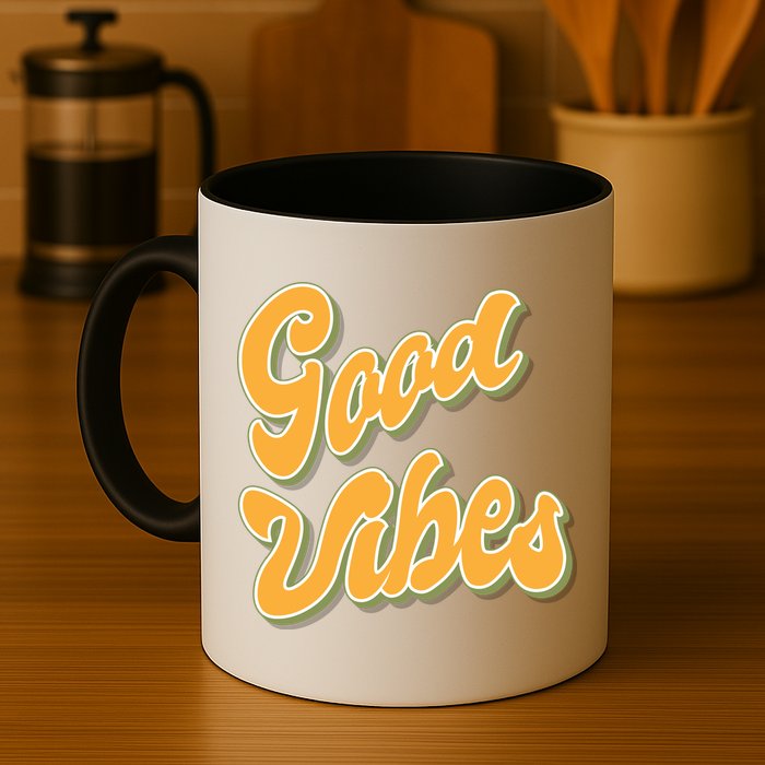 Good Vibes Retro Fun Mug