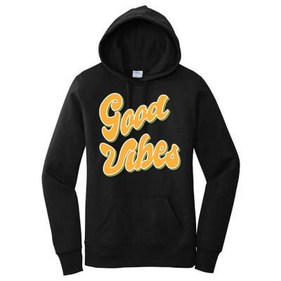 Good Vibes Retro Fun Women's Pullover Hoodie