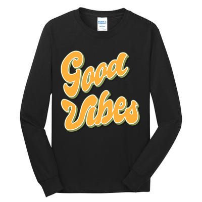 Good Vibes Retro Fun Tall Long Sleeve T-Shirt
