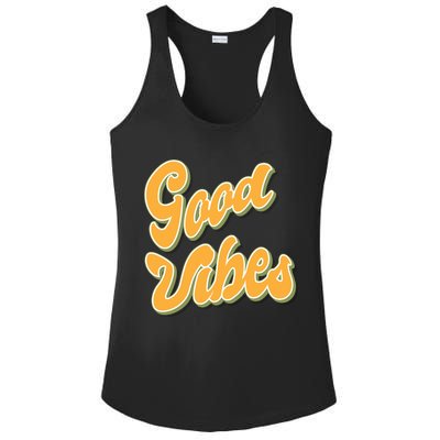 Good Vibes Retro Fun Ladies PosiCharge Competitor Racerback Tank
