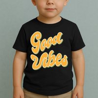 Good Vibes Retro Fun Toddler T-Shirt