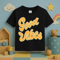 Good Vibes Retro Fun Toddler T-Shirt