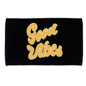 Good Vibes Retro Fun Microfiber Hand Towel