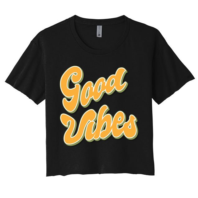 Good Vibes Retro Fun Crop Top