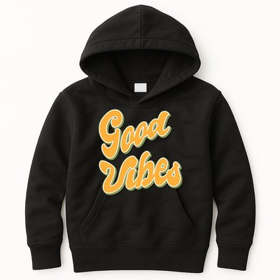 Good Vibes Retro Fun Kids Hoodie