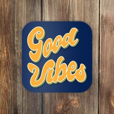 Good Vibes Retro Fun Coaster