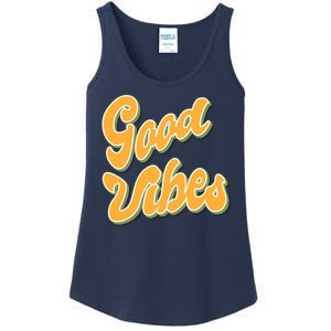 Good Vibes Retro Fun Ladies Essential Tank