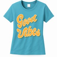 Good Vibes Retro Fun Womens T-Shirt