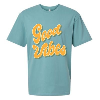 Good Vibes Retro Fun Sueded Cloud Jersey T-Shirt