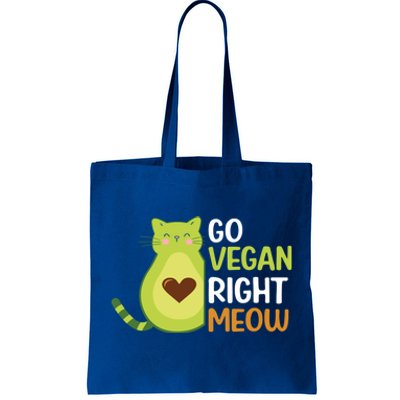 Go Vegan Right Meow Gift Tote Bag