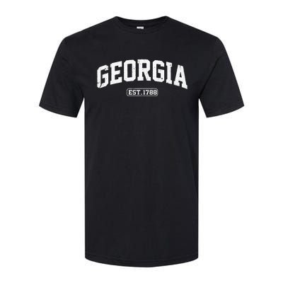 Georgia Vintage State Athletic Style Softstyle CVC T-Shirt