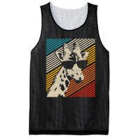 Giraffe Vintage Sunglasses Funny African Animal Lover Gift Mesh Reversible Basketball Jersey Tank