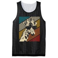 Giraffe Vintage Sunglasses Funny African Animal Lover Gift Mesh Reversible Basketball Jersey Tank