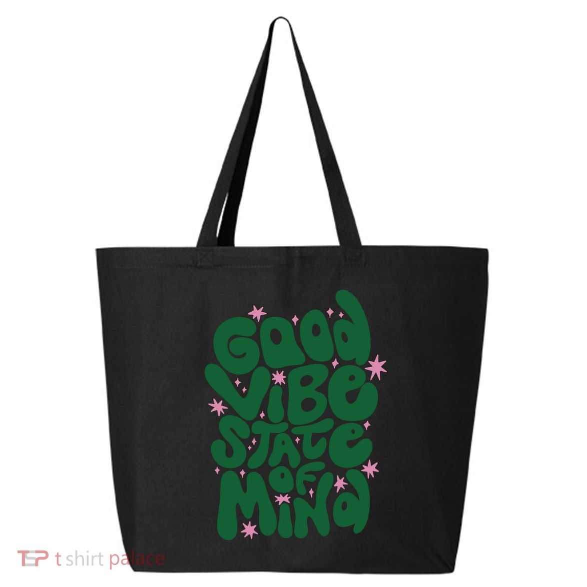 Good Vibe State Of Mind Retro Quote 25L Jumbo Tote