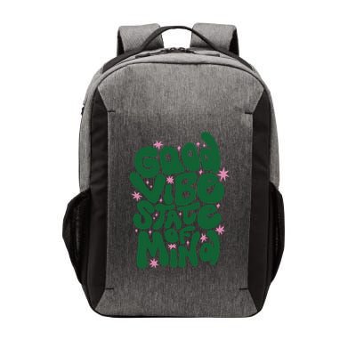 Good Vibe State Of Mind Retro Quote Vector Backpack