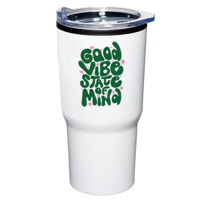 Good Vibe State Of Mind Retro Quote Tumbler