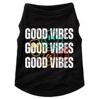 Good Vibes Smiley Retro Vintage Doggie Tank