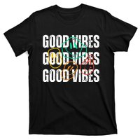 Good Vibes Smiley Retro Vintage T-Shirt