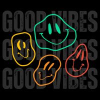 Good Vibes Smiley Retro Vintage Mug