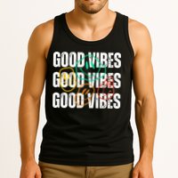 Good Vibes Smiley Retro Vintage Tank Top