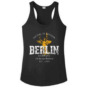 Germany Vacation Souvenir Berlin Ladies PosiCharge Competitor Racerback Tank