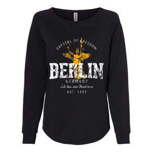 Germany Vacation Souvenir Berlin Womens California Wash Sweatshirt