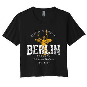 Germany Vacation Souvenir Berlin Women's Crop Top Tee