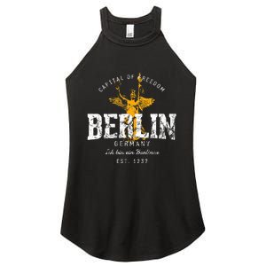 Germany Vacation Souvenir Berlin Women's Perfect Tri Rocker Tank