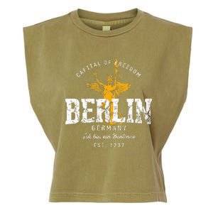 Germany Vacation Souvenir Berlin Garment-Dyed Women's Muscle Tee