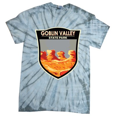 Goblin Valley State Park Utah Badge Vintage Tie-Dye T-Shirt