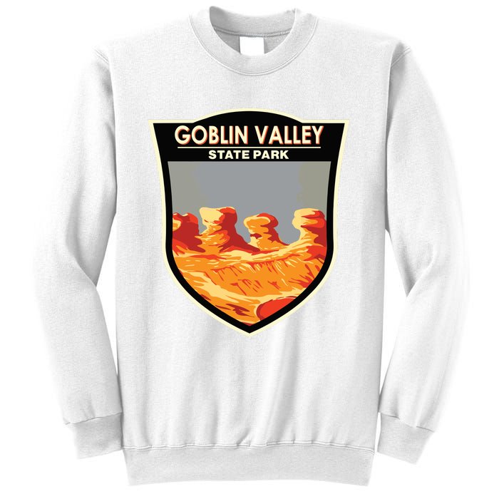 Goblin Valley State Park Utah Badge Vintage Sweatshirt