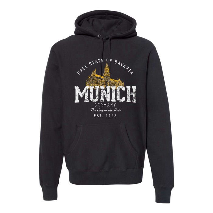 Germany Vacation Souvenir Munich Premium Hoodie