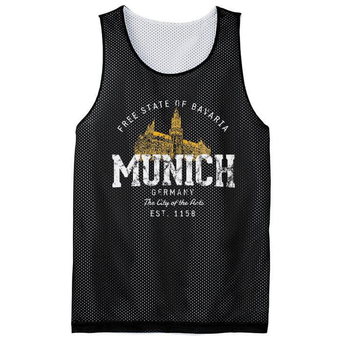 Germany Vacation Souvenir Munich Mesh Reversible Basketball Jersey Tank