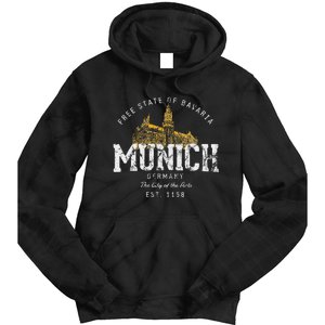 Germany Vacation Souvenir Munich Tie Dye Hoodie