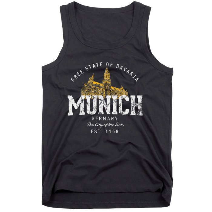 Germany Vacation Souvenir Munich Tank Top