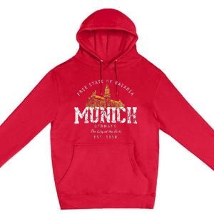 Germany Vacation Souvenir Munich Premium Pullover Hoodie